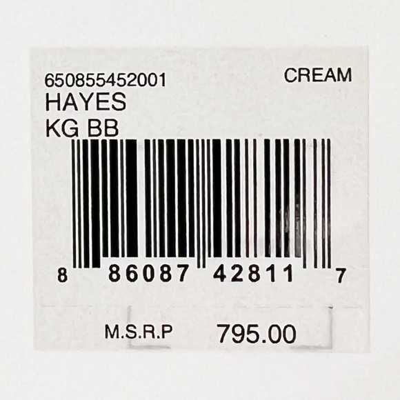 Ralph Lauren Home King Hayes Wool Blend Bed Blanket Classic Cream New NWT - Picture 6 of 7